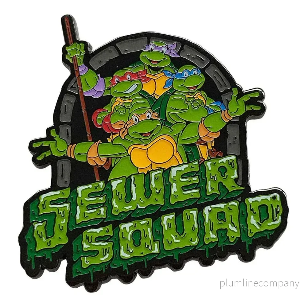 Teenage Mutant Ninja Turtles 40th Anniversary Pin Badge Teenage Mutant Ninja Turtles 40th Anniversary Pin Badge
