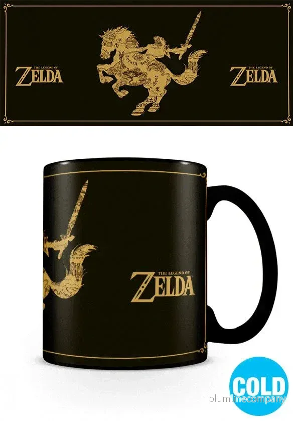 Legend of Zelda Heat Change Mug Map Legend of Zelda Heat Change Mug Map