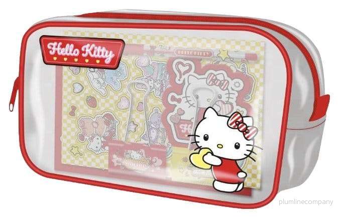 Hello Kitty and Friends Transparent Pennfodralset American Diner Version Hello Kitty and Friends Transparent Pennfodralset American Diner Version