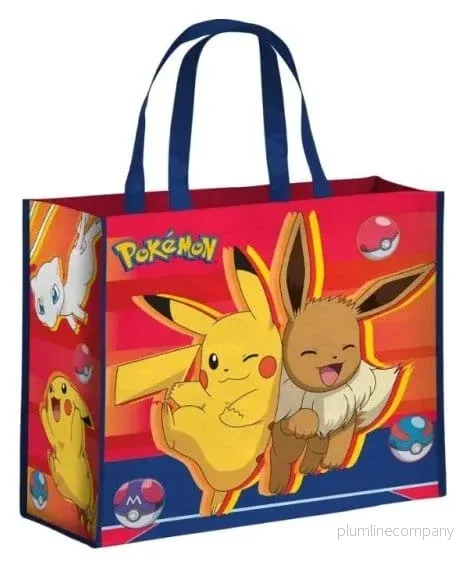 Pokémon Shopping Bag Starter – hållbar och rymlig shoppingväska med officiellt licensierat Pokémon-motiv Pokémon Shopping Bag Starter – hållbar och rymlig shoppingväska med officiellt licensierat Pokémon-motiv