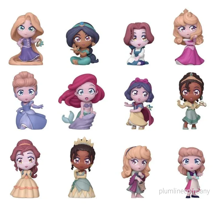 Disney Mystery Mini-figurer Prinsessa Manga - 5 cm Display (12 stycken) - Bild 2