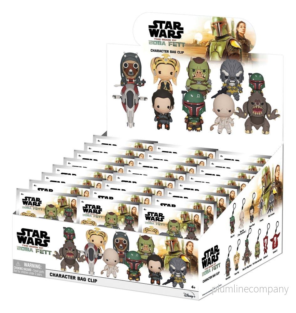 Star Wars: Boken om Boba Fett 3D-skumgodsklämmor Serie 1 Display (24) Star Wars: Boken om Boba Fett 3D-skumgodsklämmor Serie 1 Display (24)