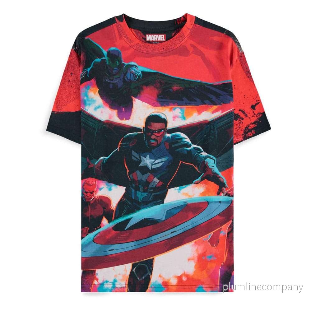 Captain America Brave New World T-shirt Character Captain America Brave New World T-shirt Character