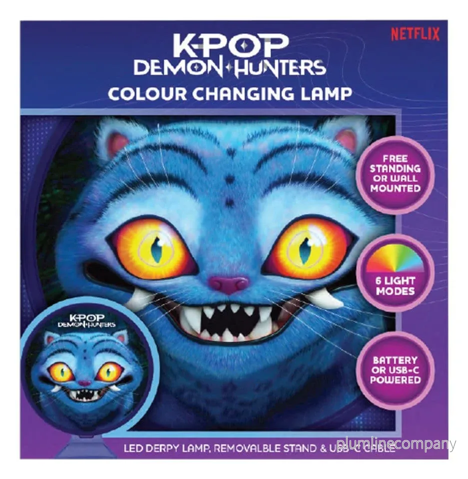 KPop Demon Hunters Stämningslampa med USB-C Derpy 11cm KPop Demon Hunters Stämningslampa med USB-C Derpy 11cm