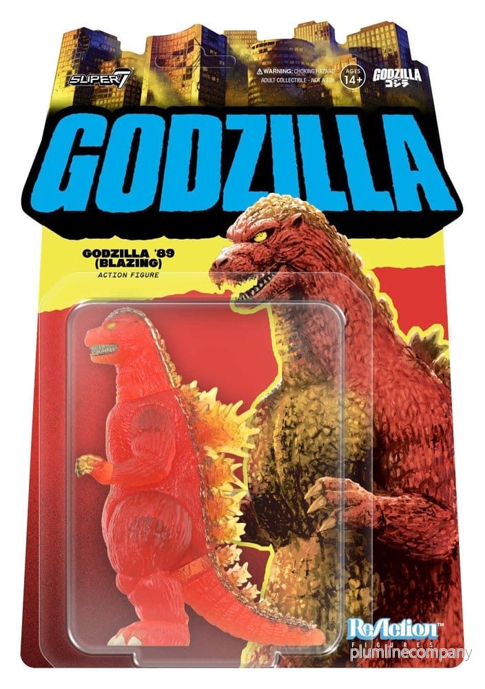 Godzilla Toho ReAction Actionfigur Godzilla – 1989 (Blazing) 10 cm Godzilla Toho ReAction Actionfigur Godzilla – 1989 (Blazing) 10 cm