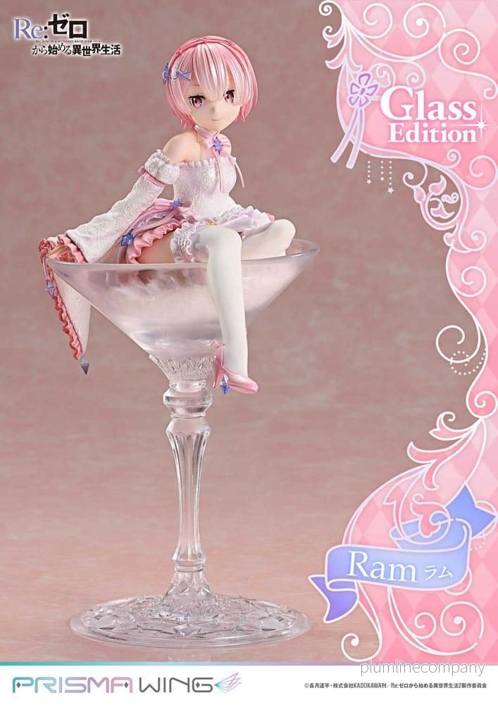 Re:ZERO Starting Life in Another World Prisma Wing PVC Figur 1/7 Ram Glass Edition 24 cm Re:ZERO Starting Life in Another World Prisma Wing PVC Figur 1/7 Ram Glass Edition 24 cm