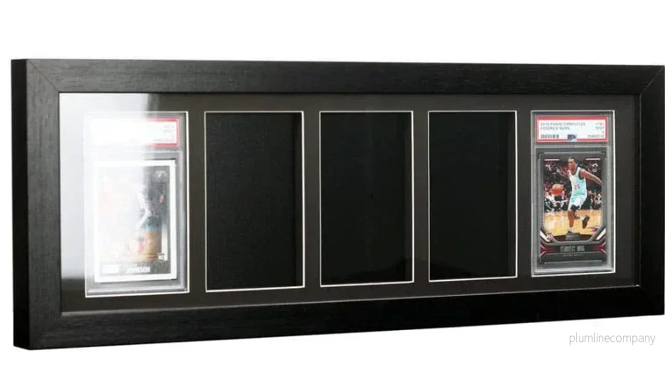 Evoretro Graded Card Display Frame för 5 PSA Graderade Kort Evoretro Graded Card Display Frame för 5 PSA Graderade Kort