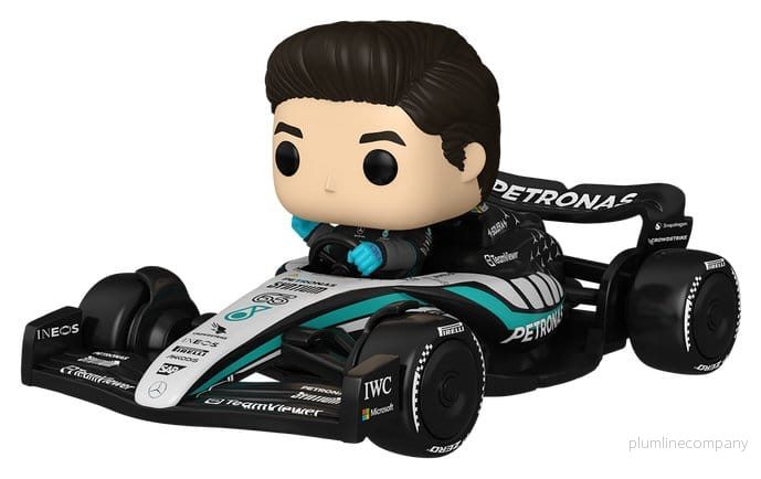 Formula 1 POP! Rides Super Deluxe vinylfigur Mercedes-Benz – George Russell, 15 cm