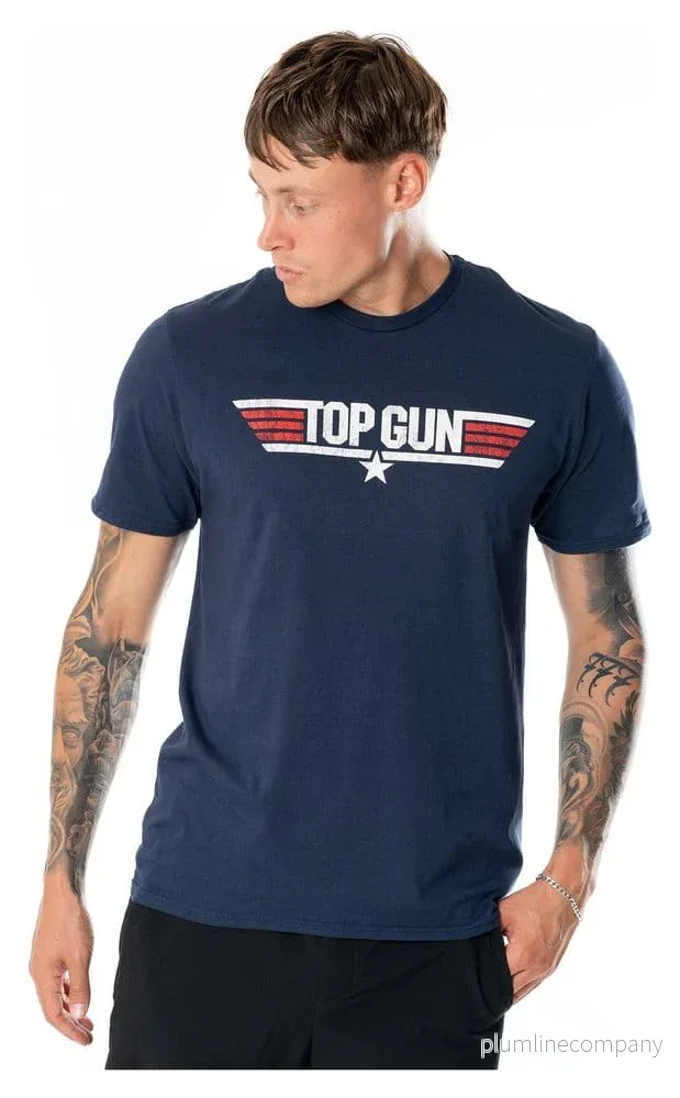 Top Gun T-tröja med logotyp Top Gun T-tröja med logotyp