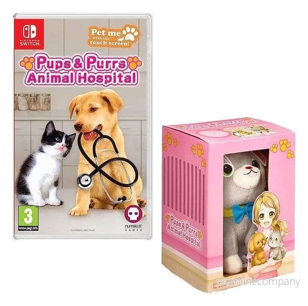 Pups & Purrs Animal Hospital videospel med gosedjur Cat Pups & Purrs Animal Hospital videospel med gosedjur Cat