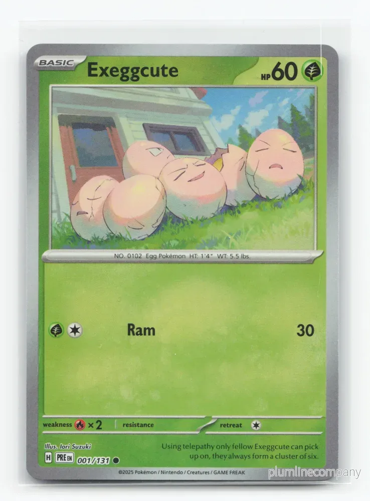 Exeggcute 001/131 – Prismatic Evolutions Exeggcute 001/131 – Prismatic Evolutions