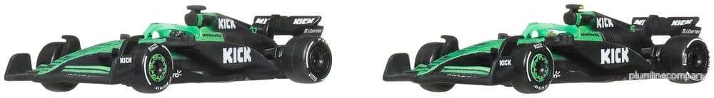 Formula 1 Hot Wheels Premium Die-Cast Vehicles 2-Pack 1/64 KICK Sauber Team - Bild 3