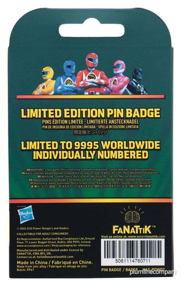 Power Rangers Pin Badge Green Ranger Limited Edition - Bild 2