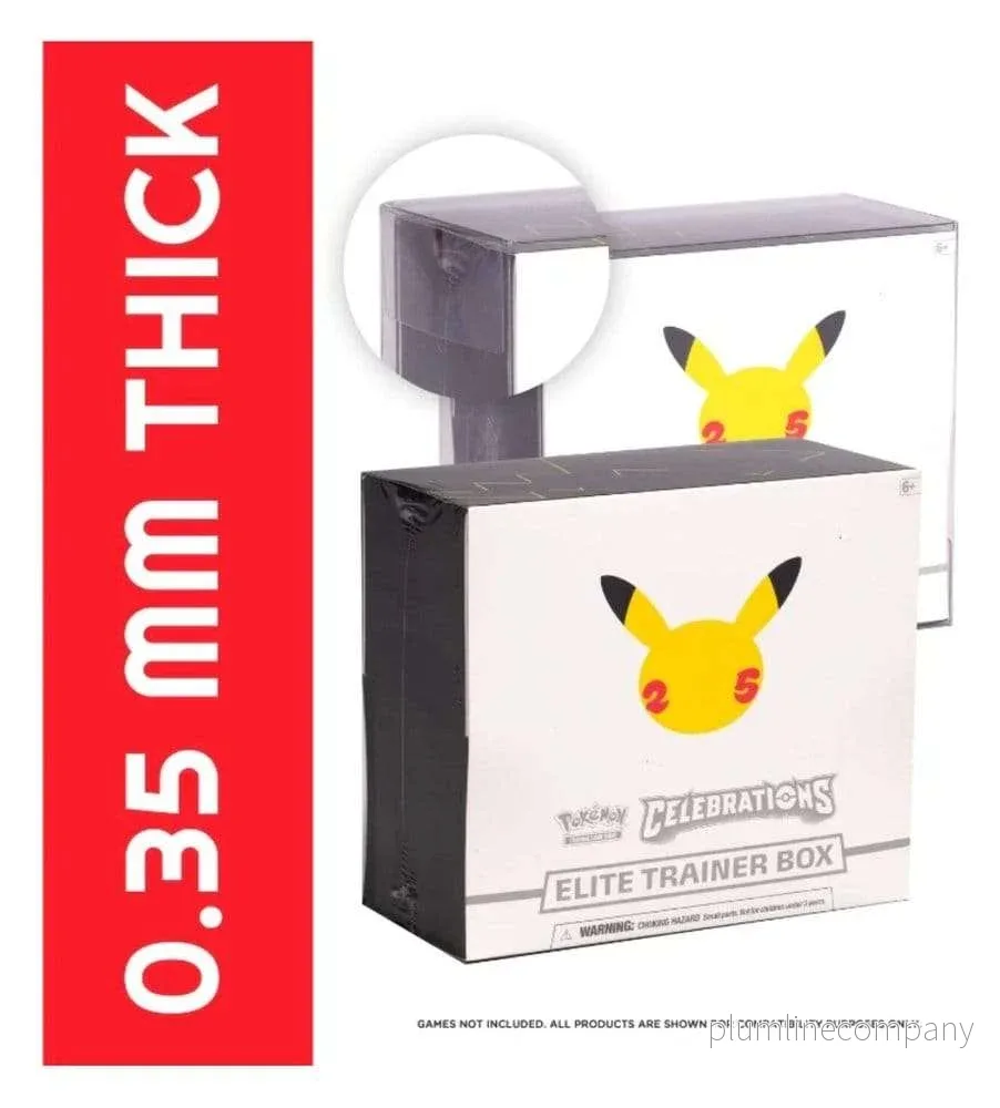 Evoretro PET Display Case Protector för Pokémon ETB (1-Pack) Evoretro PET Display Case Protector för Pokémon ETB (1-Pack)
