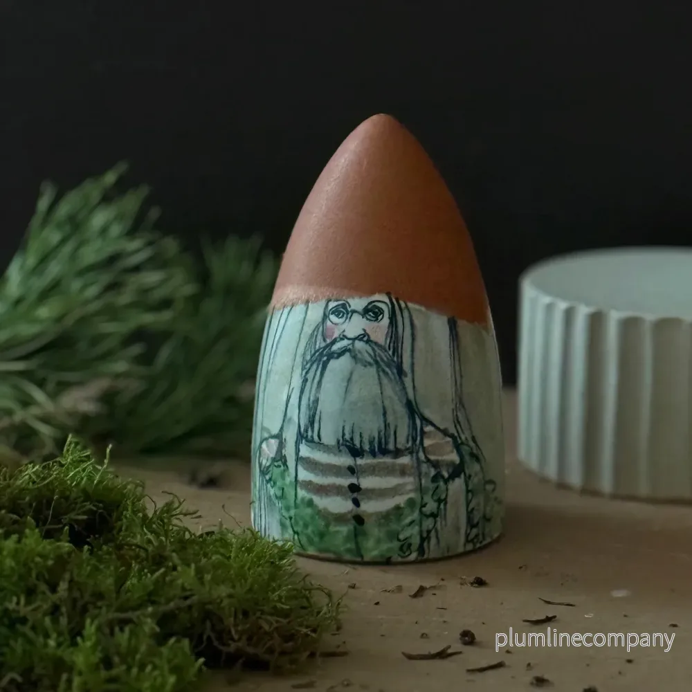 Tomte Träbrun luva Tomte Träbrun luva
