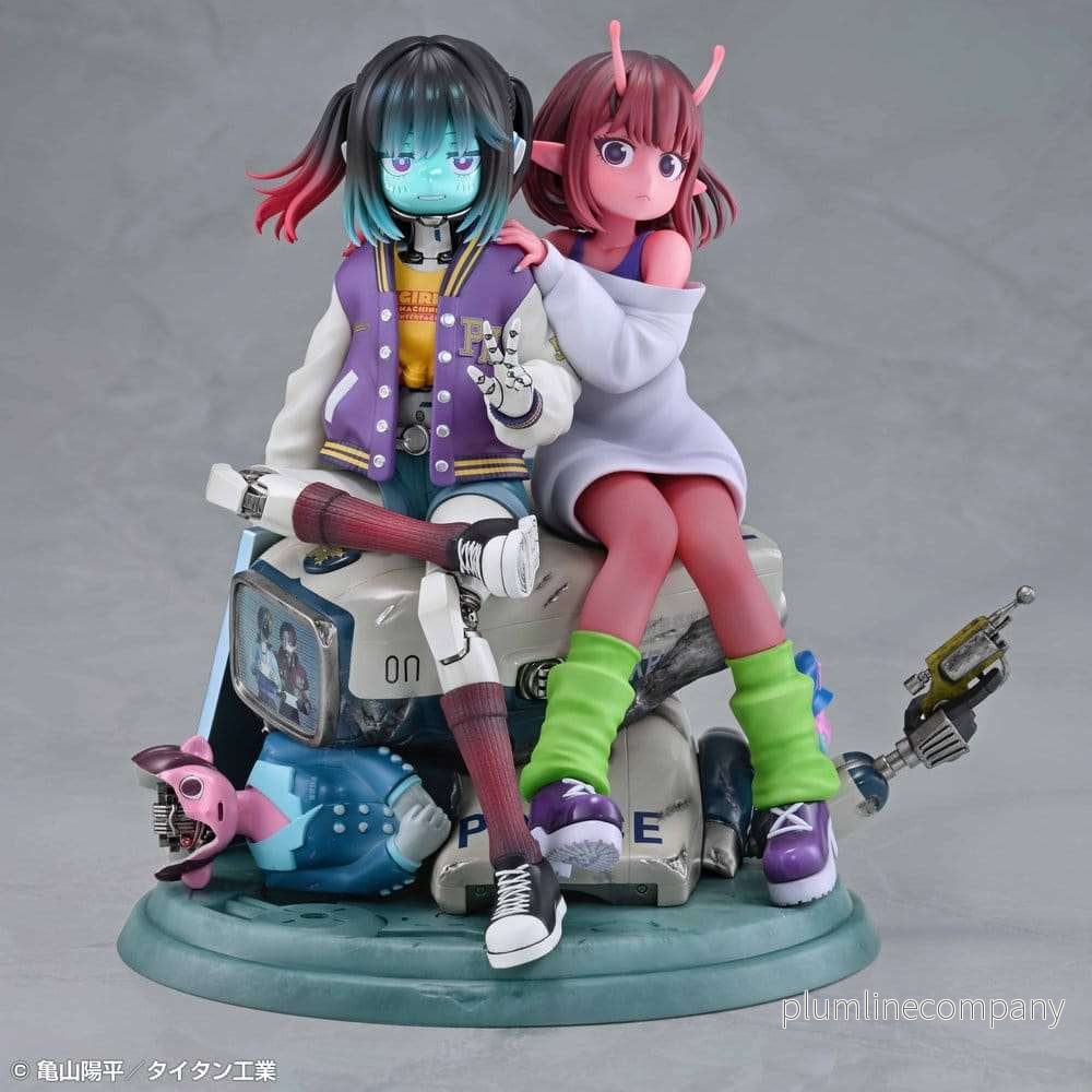Milky Subway The Galactic Limited Express PVC-figurer 2-pack Chiharu & Makina 18 cm Milky Subway The Galactic Limited Express PVC-figurer 2-pack Chiharu & Makina 18 cm