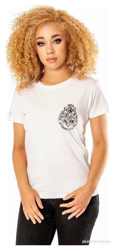 Harry Potter T-Shirt med Hogwarts-vapensköld, Storlek XL Harry Potter T-Shirt med Hogwarts-vapensköld, Storlek XL