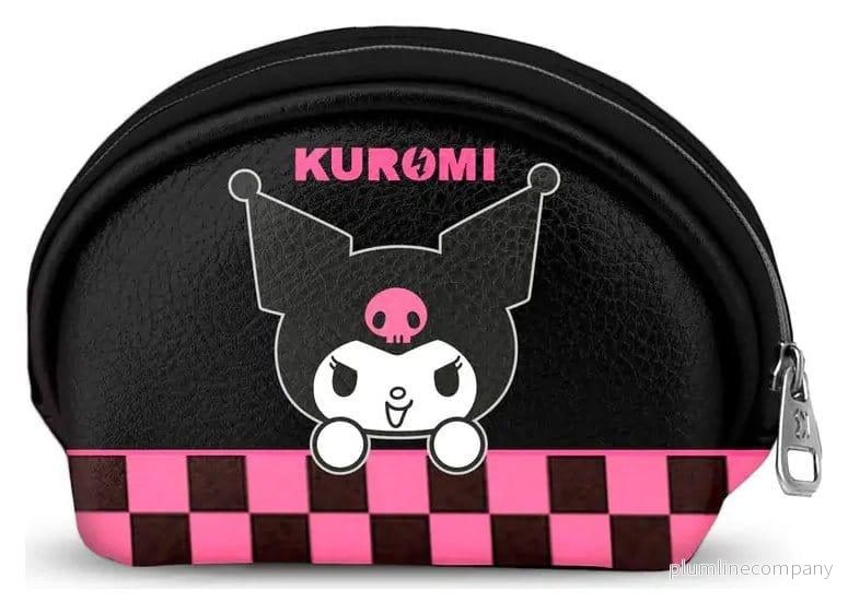 Sanrio Casual Oval Myntplånbok Kuromi Schack Multikolor Sanrio Casual Oval Myntplånbok Kuromi Schack Multikolor
