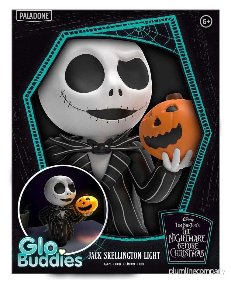 Nightmare Before Christmas GloBuddies-lampa Jack Skellington 17 cm Nightmare Before Christmas GloBuddies-lampa Jack Skellington 17 cm