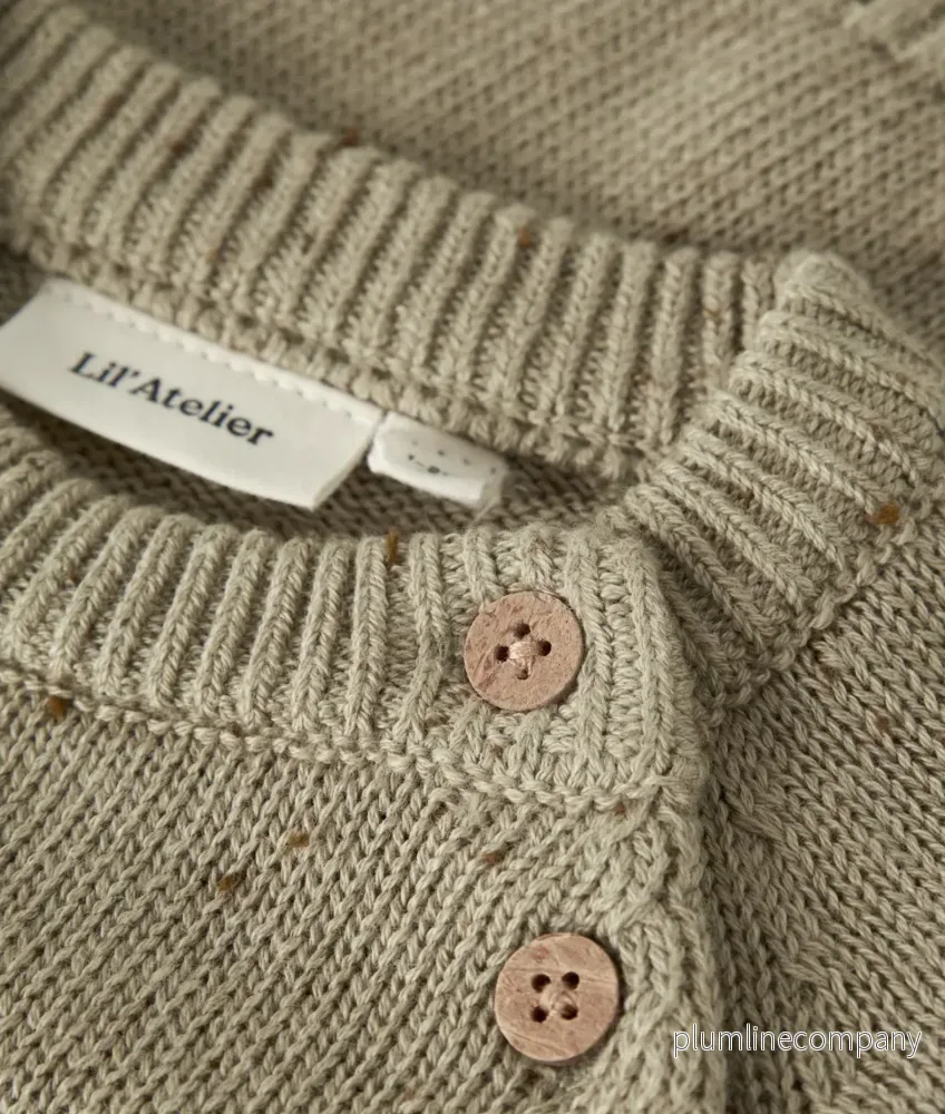 Stickad kofta baby - NBNGALTO FIK LS KNIT LIL - Twill - Bild 3