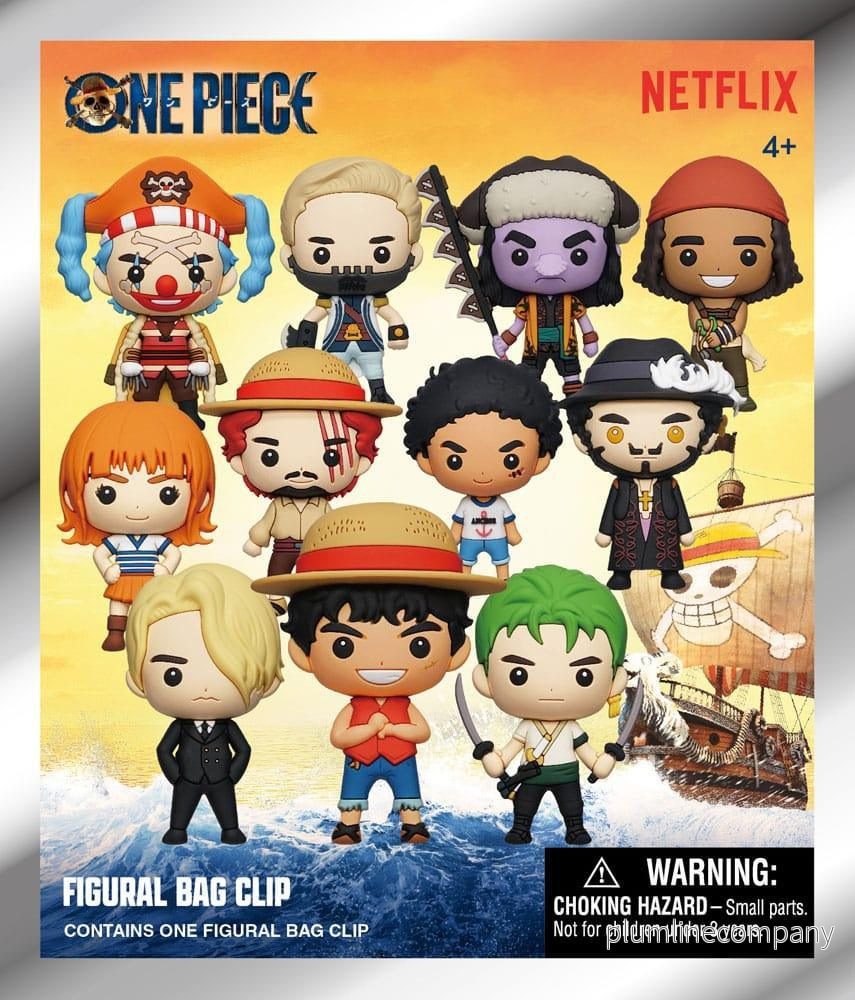 One Piece 3D PVC Bag Clips - Netflix Series 1 Display (24) - Bild 3