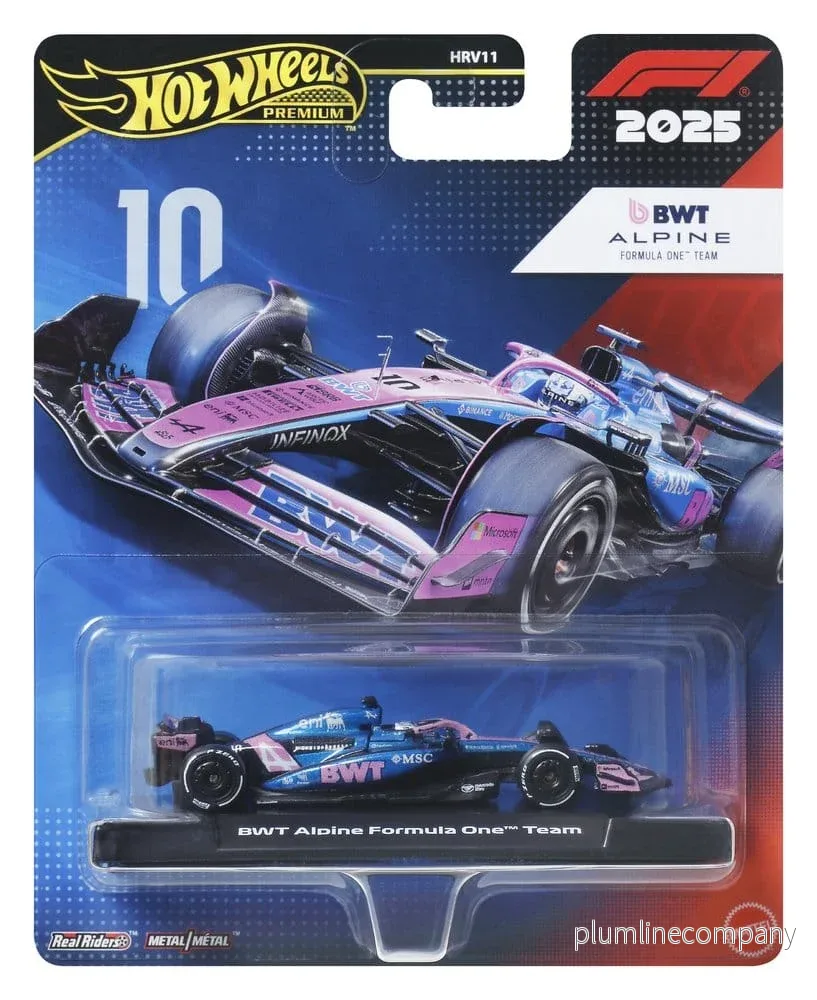 Formula 1 Hot Wheels Premium Die-Cast Fordon 1:64 Team Alpine: Förare 1 - Bild 3