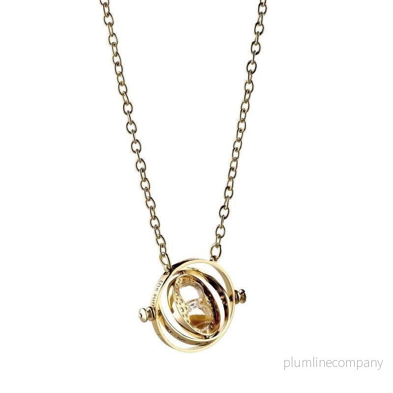 Harry Potter Pendant & Necklace Spinning Time Turner (Guldpläterad) - Bild 3
