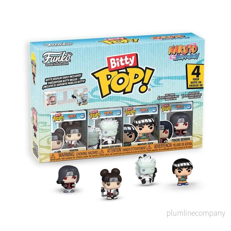 Naruto Shippuden Bitty POP! Figur 4-Pack Battles 2,5 cm
