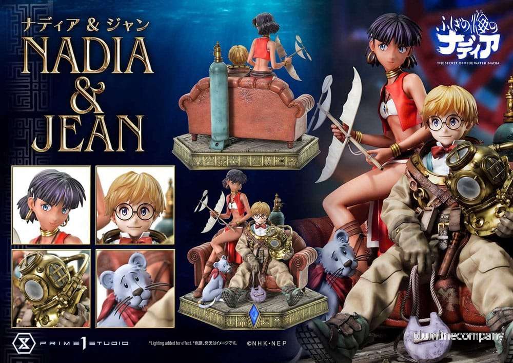 Nadia: The Secret of Blue Water Concept Masterline Series staty 1/6 Nadia & Jean 35 cm - Bild 3