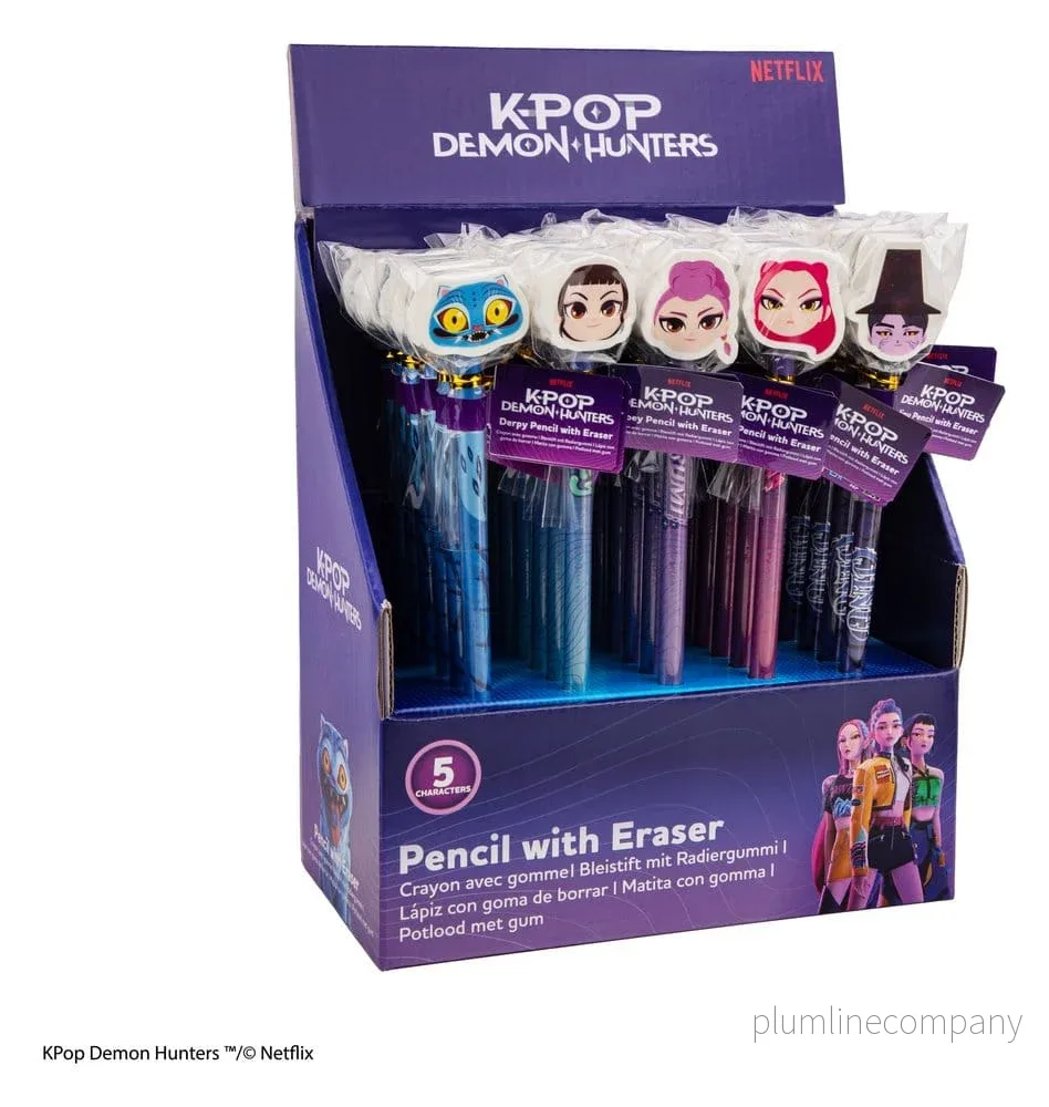 KPop Demon Hunters Blyertspennor och Radergummi Serie 1 Display (30) KPop Demon Hunters Blyertspennor och Radergummi Serie 1 Display (30)