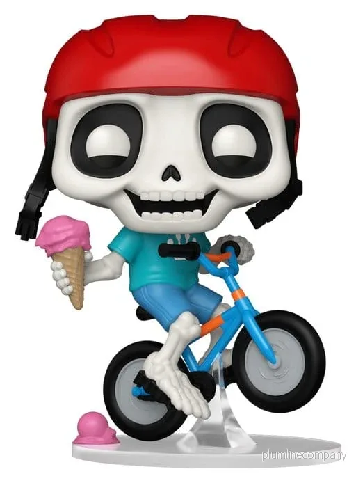 Funko Legacy POP! Ikoner Figur Cykelåkare Skully 9 cm Funko Legacy POP! Ikoner Figur Cykelåkare Skully 9 cm