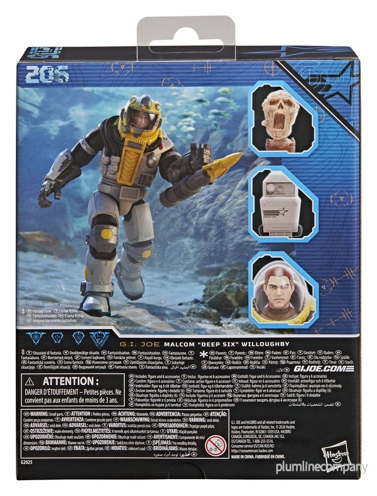G.I. Joe Classified Series Deluxe Actionfigur #206 Malcom "Deep Six" Willoughby 15 cm - Bild 2