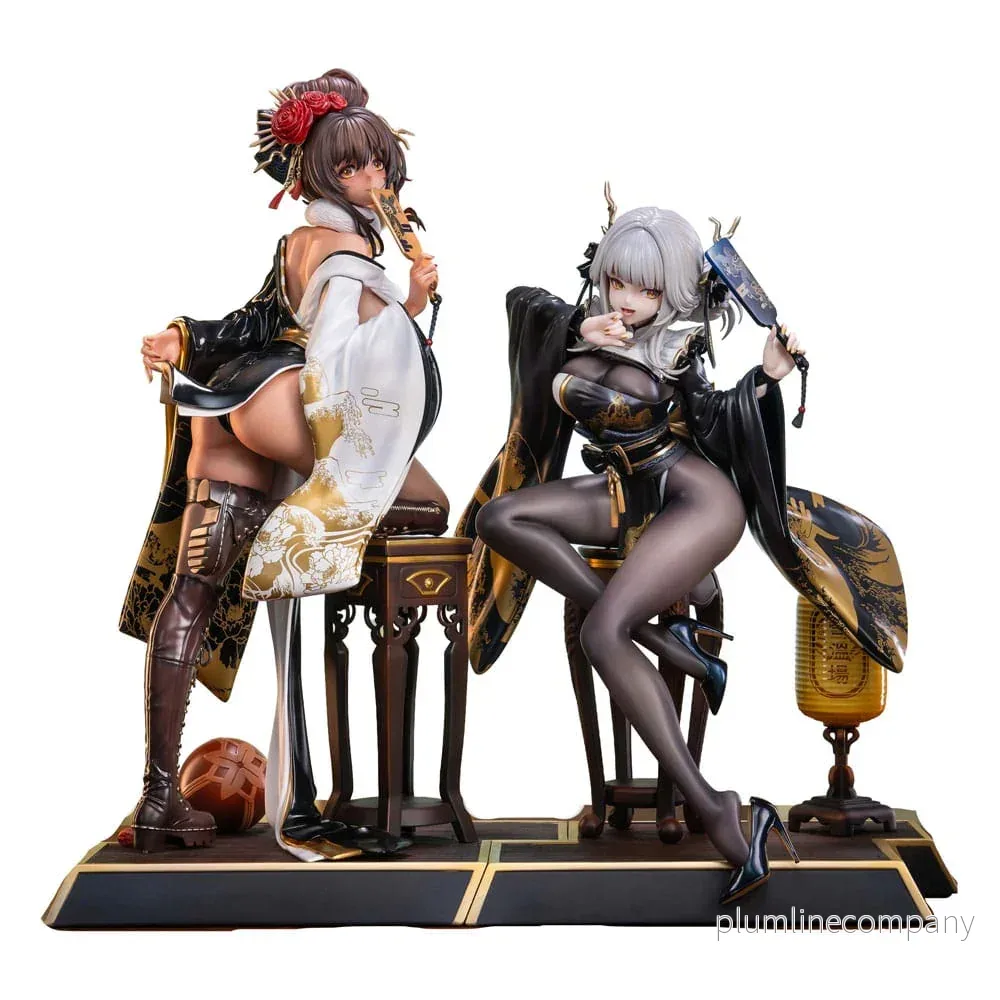 Segergudinna: Nikke PVC Figurer 2-Pack 1/4 Blanc & Noir - Bild 2