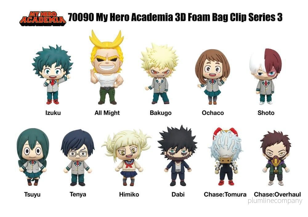 My Hero Academia 3D PVC Bag Clips Series 3 Display (24) - Bild 3