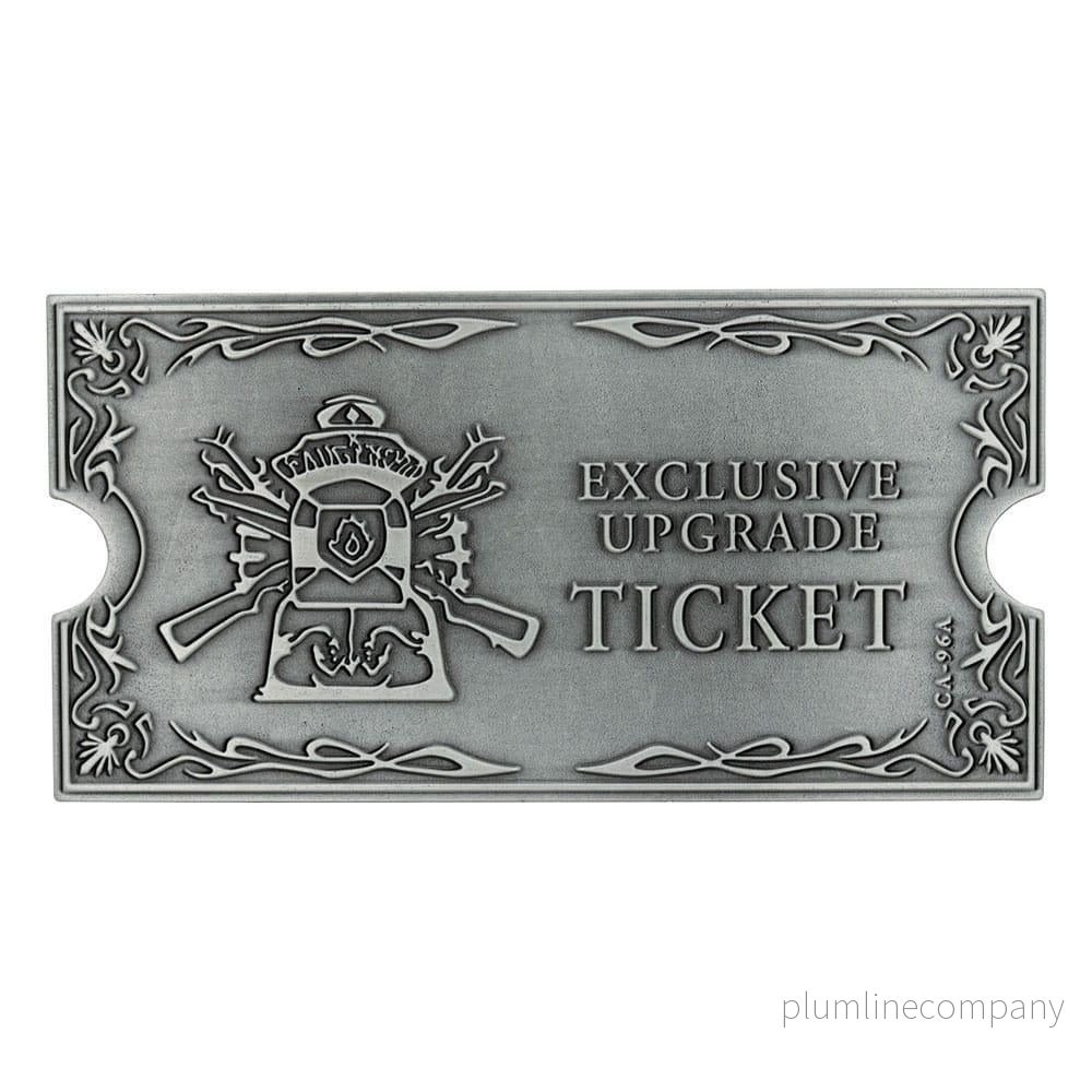 Resident Evil 4 Replica 1/1 Metal Exclusive Upgrade Ticket Resident Evil 4 Replica 1/1 Metal Exclusive Upgrade Ticket