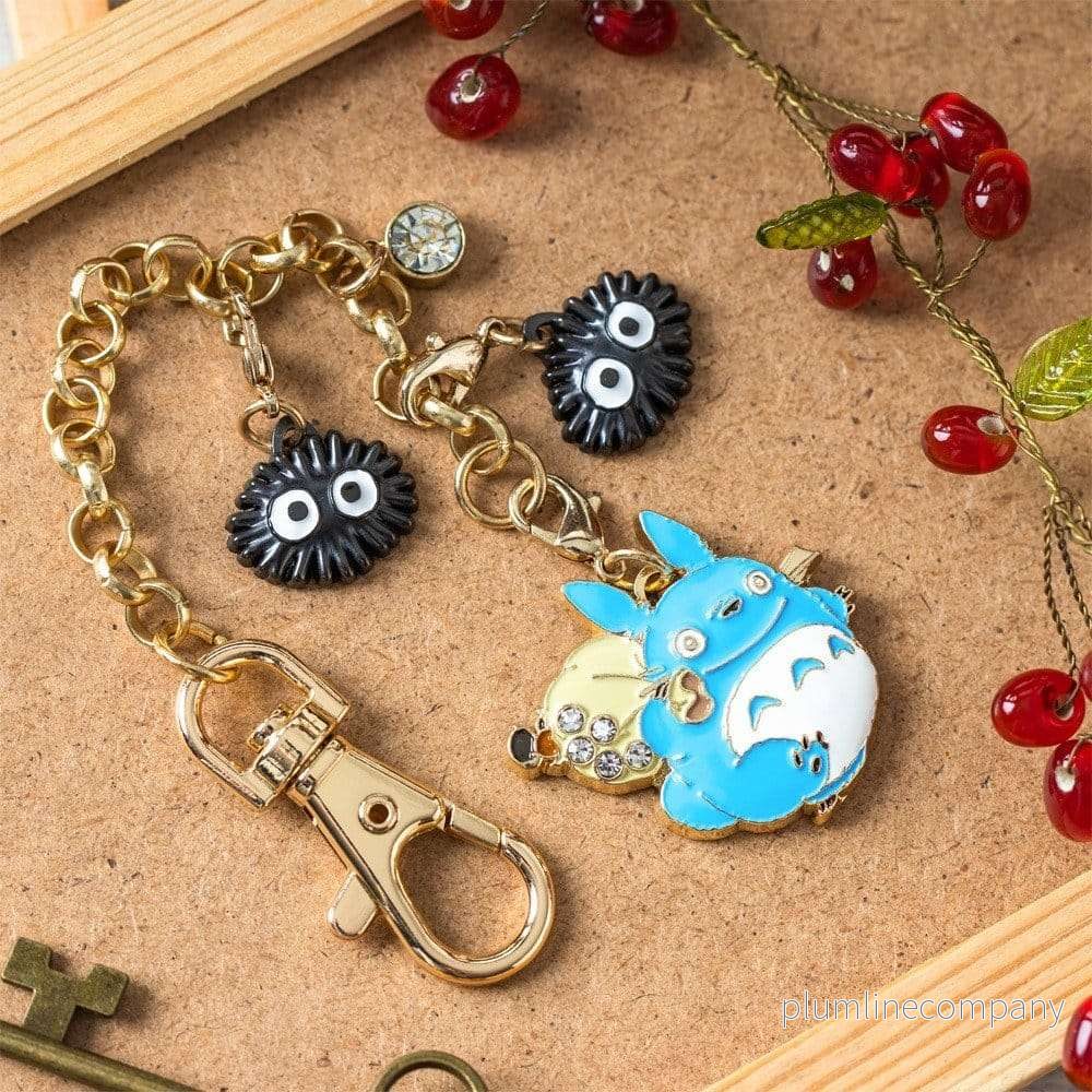 My Neighbor Totoro Charm Chain Nyckelring Middle Totoro My Neighbor Totoro Charm Chain Nyckelring Middle Totoro