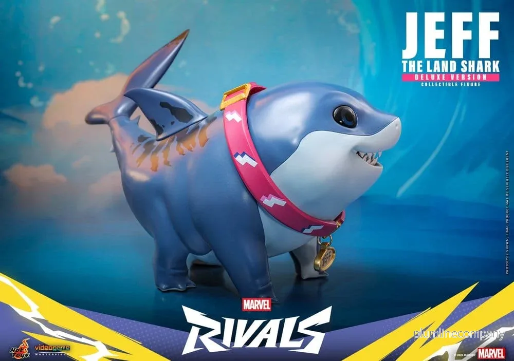 Marvel Rivals Videospel Mästerverk Serie Actionfigur Jeff the Land Shark 11 cm - Bild 2