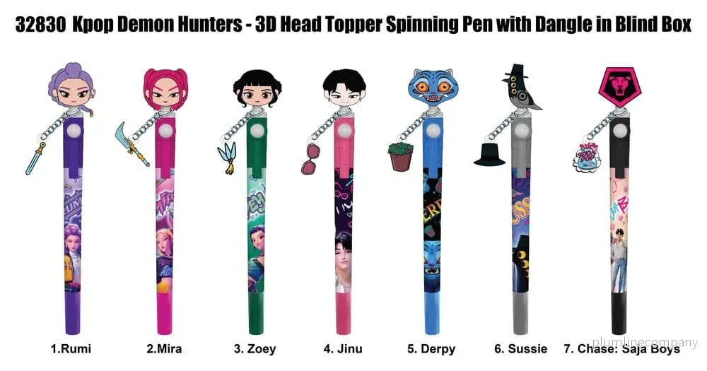 K-Pop Demon Hunter 3D Huvudtopper Pen Display (16) - Bild 2