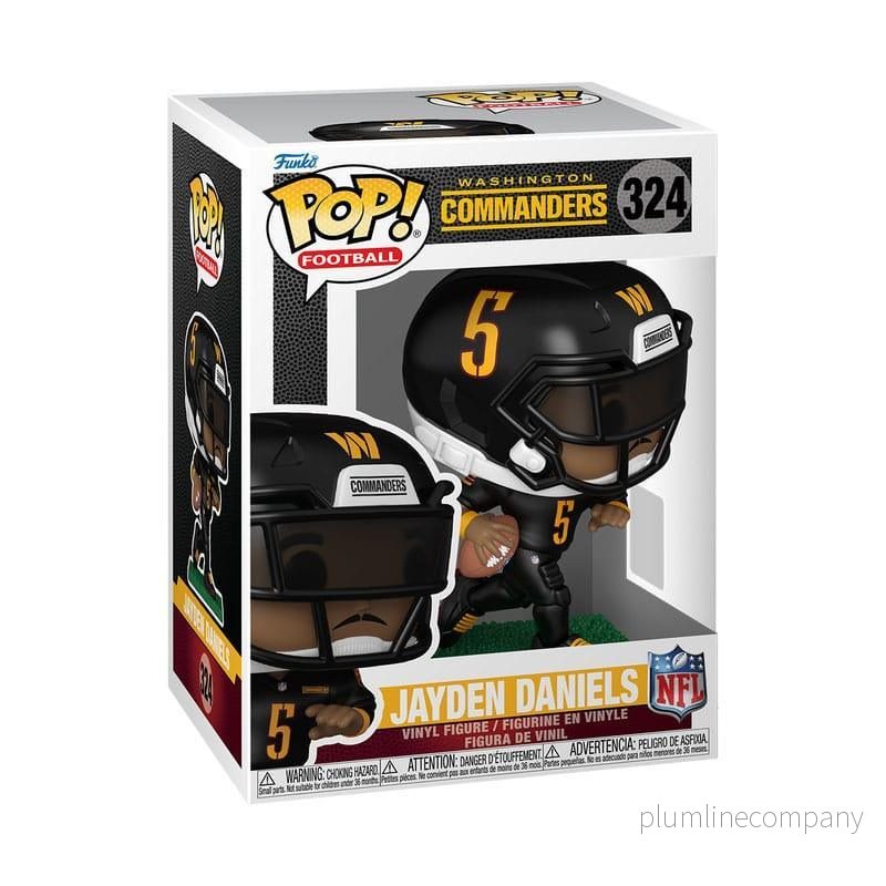 NFL: Legends POP! Sports Figur Commanders - Jayden Daniels 9 cm - Bild 3