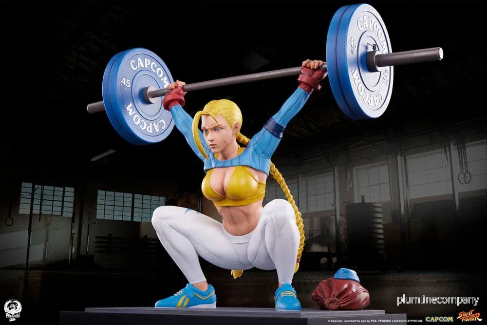 Street Fighter Premier Series Figur 1/4 Cammy: Powerlifting Alpha 41 cm - Bild 3