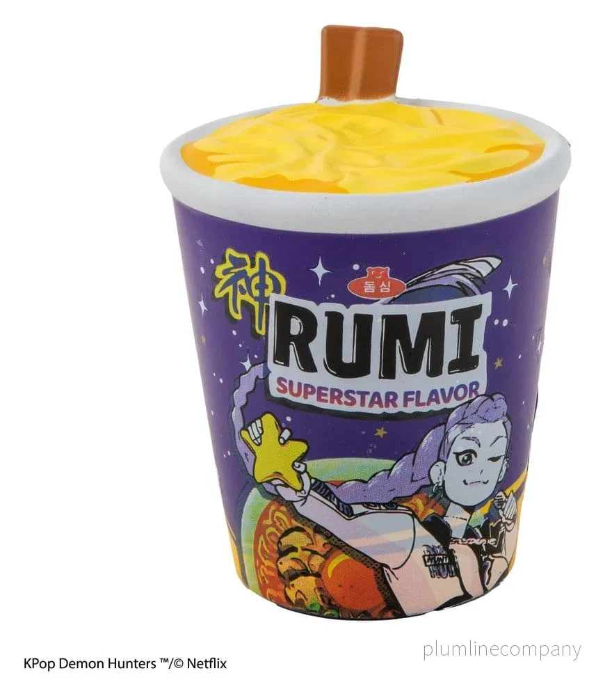 KPop Demon Hunters Mjuk Anti-Stress Figur Rumi Superstar Smak Noodles - Bild 2
