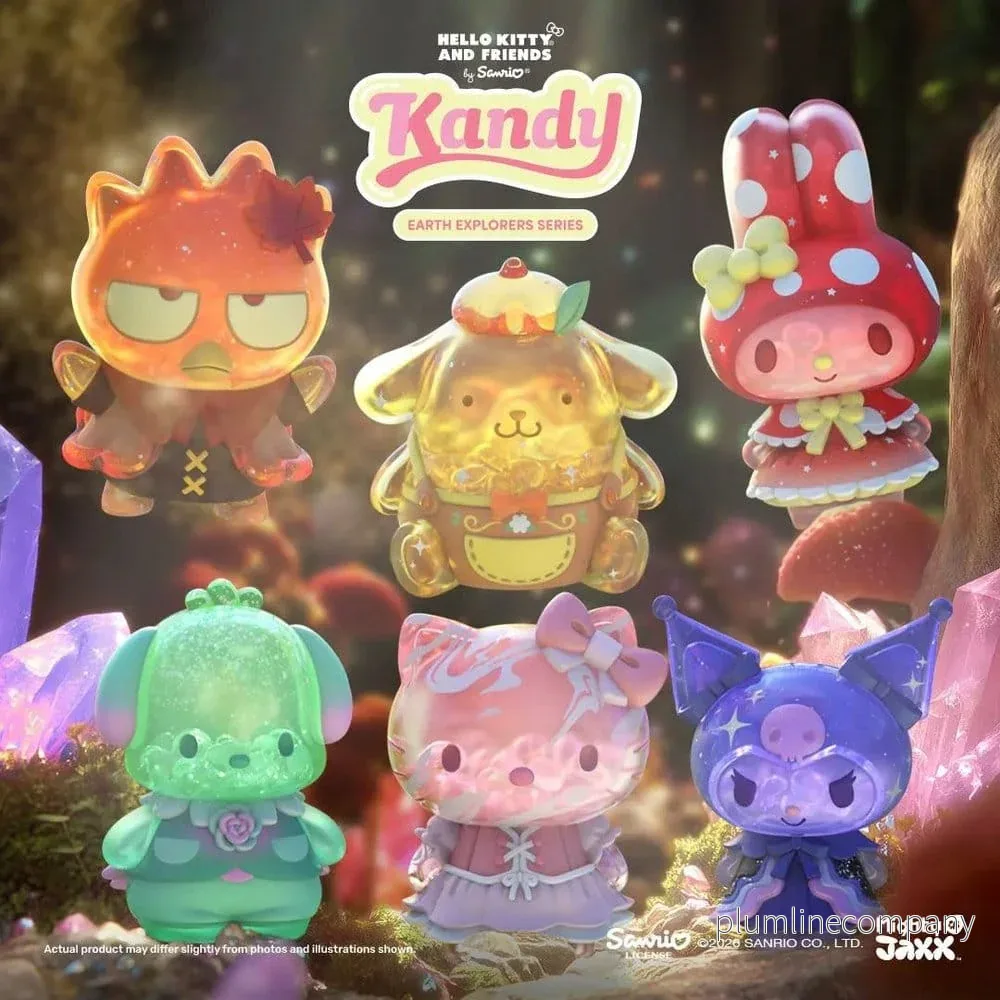 Sanrio Earth Explorer Series Kandy 4-tums vinylfigur blind box display (6) - Bild 2