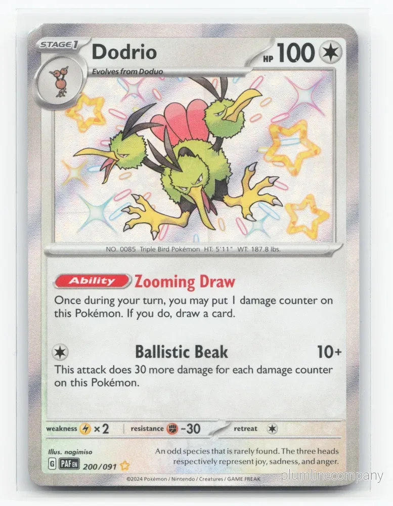 Dodrio 200/091 – Paldean Fates Dodrio 200/091 – Paldean Fates