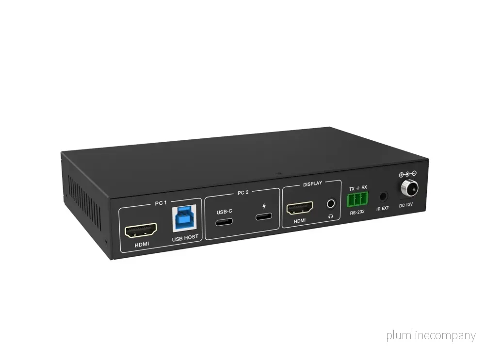 NÖRDIC KVM Switch 2 till 1 USB-C & HDMI 4K60Hz 4xUSB-A - Bild 3