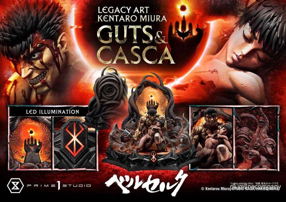 Berserk Ultimate Legacy Art Kentaro Miura Staty 1/4 Guts & Casca Bonus Version 72 cm - Bild 2