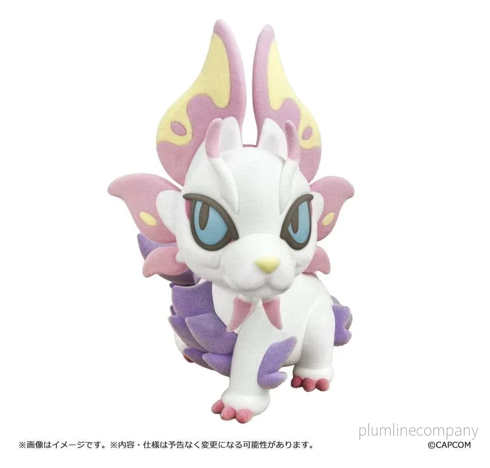 Monster Hunter Chibi Style flockad figur Mizutsune 12 cm