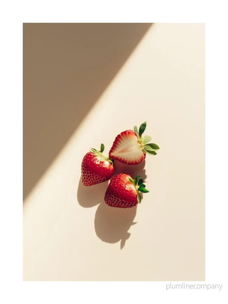 Fresh Strawberries Close-Up Poster