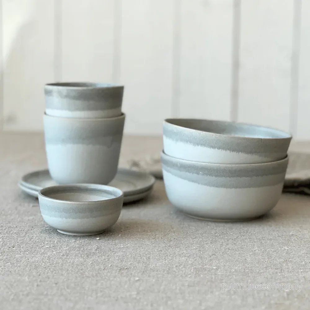 Frukostservis Mini Morgon Grå 7 delar - Bild 3