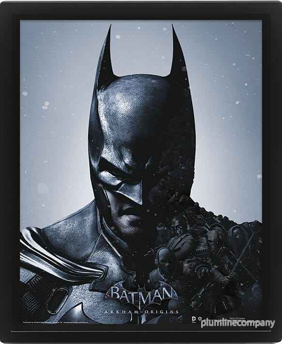 Batman Arkham Origins Inramat 3D Effekt Affischpaket Batman mot Joker 26 x 20 cm (3 stycken) Batman Arkham Origins Inramat 3D Effekt Affischpaket Batman mot Joker 26 x 20 cm (3 stycken)