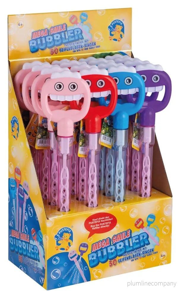 Pustefix Mega Smile Bubbelblåsare Sortiment (16) Pustefix Mega Smile Bubbelblåsare Sortiment (16)